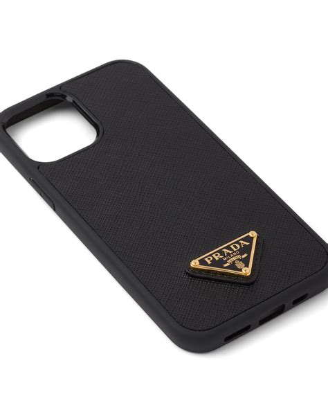 prada hoesje iphone 12|Black Saffiano Cover For Iphone 12 And 12 Pro .